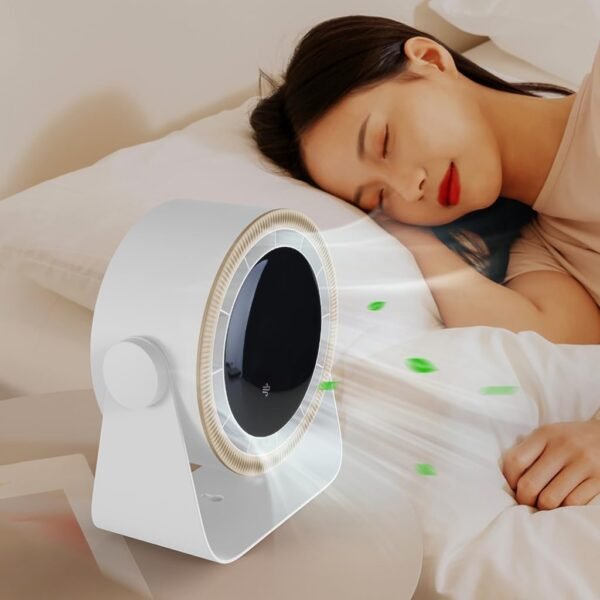 Ventilatore da tavolo ricaricabile USB a 100 velocità Ventilatore da soffitto 3600 mAh Personals Fan per la casa bagno cucina - Image 2