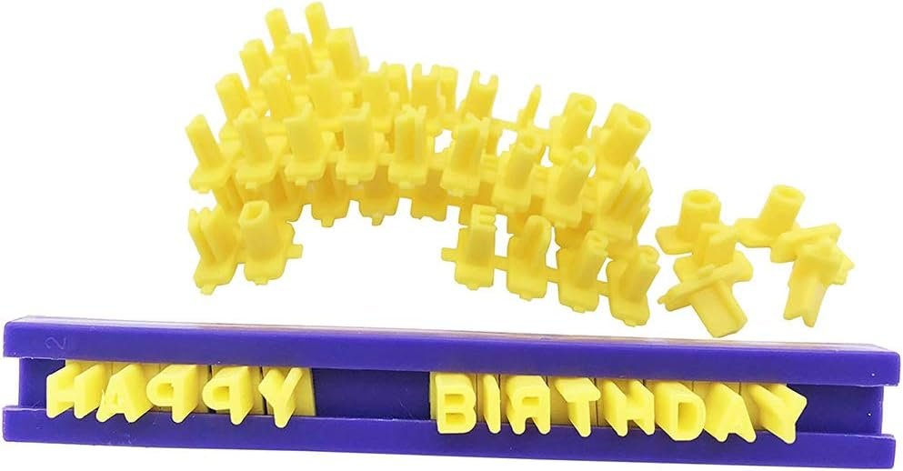 Stampi per biscotti in plastica a forma di numero e lettere, per bambini, gadget da forno - Image 7