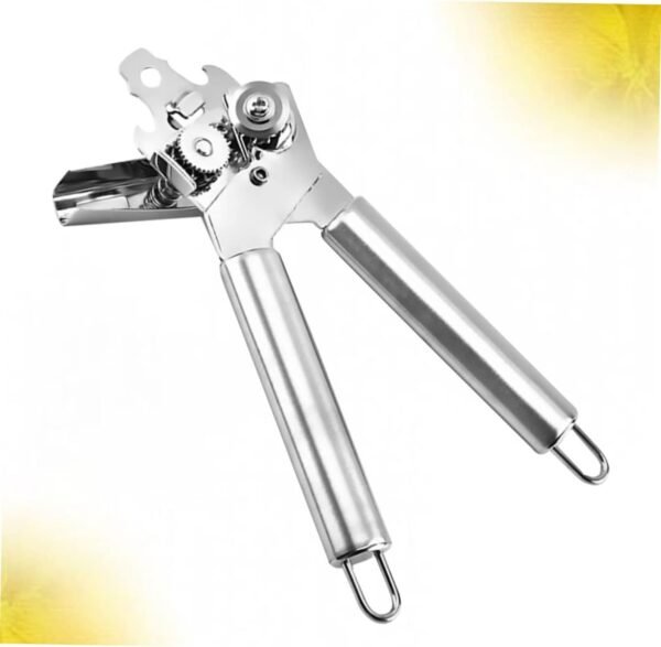 Pratico Apriscatole in Argento Sollevatore Per Coperchi Utensile Da Cucina Multifunzione Apribottiglie Per Birra Per - Image 5