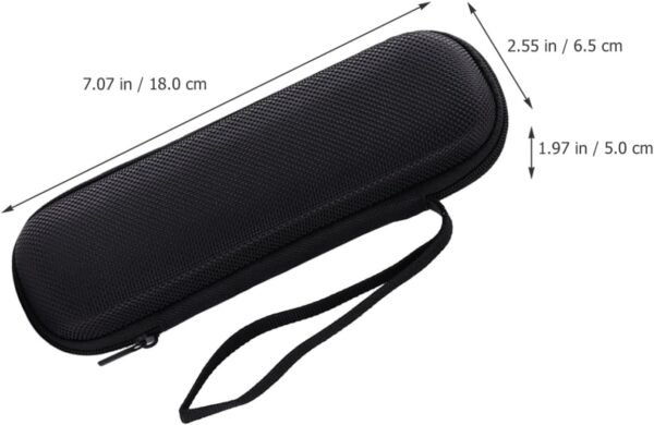 HOMSFOU 2 Pz custodia portatile marsupio bloccabile borsa tecnologica kit borsa frigo cavo custodia tablet case tablet piccola custodia per cavi piccolo organizer per auricolari eva Black - Image 4