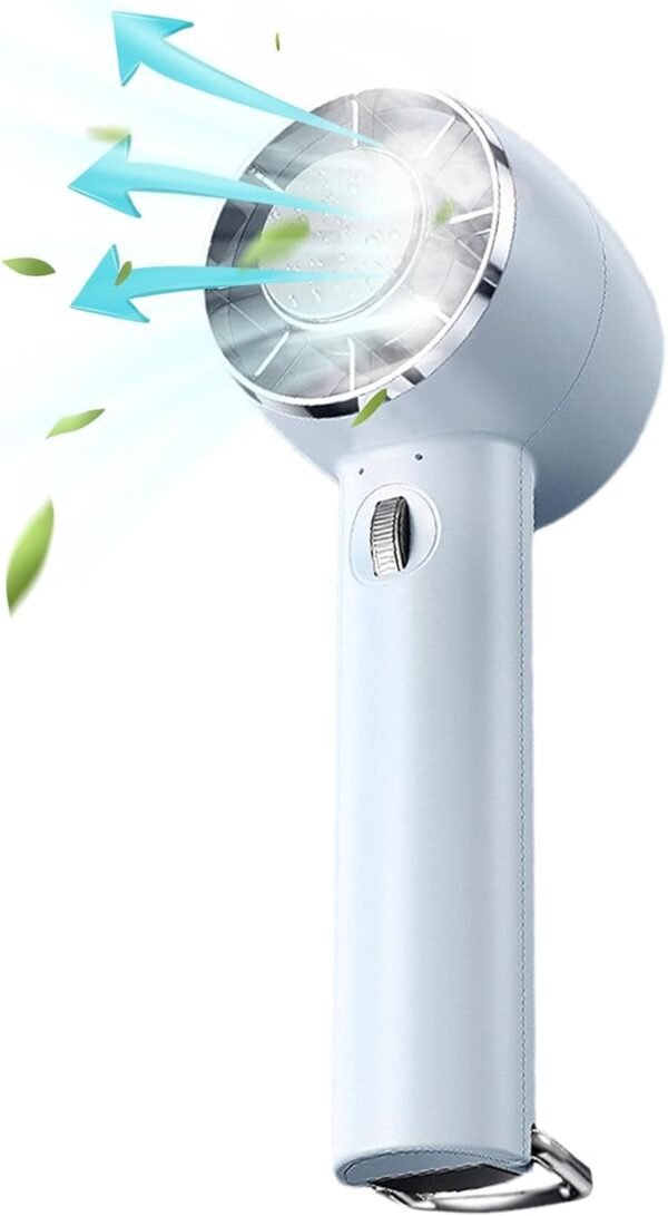 LearnLyrics Ventola portatile, piccola ventola di raffreddamento, ventilatore portatile, ventilatore personale con tecnologia di raffreddamento attivo, 3 velocità del, ventilatore, da - Image 5