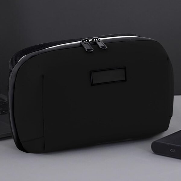 Borsa Di Stoccaggio Del Cavo Dati, Custodia Tecnologica, Supporto Del Cavo Sfollato, Chiusura Con Cerniera, Imbottitura Resistente Agli Ammortizzatori, 22.5x13x8 Cm, Per Telefono Caricabatterie, Filo, - Image 3