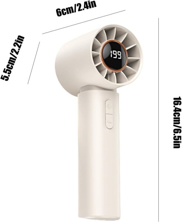 Generico ventilatore, ventilatore portatile - Ventola personale senza lama portatile con Air Turbo Tech,Regolazione a più velocità, a batteria, gadget freschi per campeggio, lavoro, spiaggia - Image 6