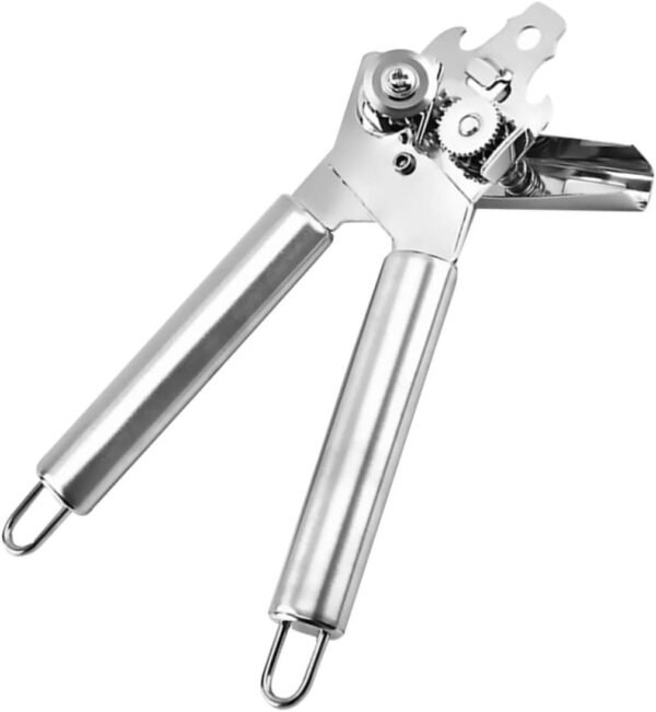 Pratico Apriscatole in Argento Sollevatore Per Coperchi Utensile Da Cucina Multifunzione Apribottiglie Per Birra Per - Image 9