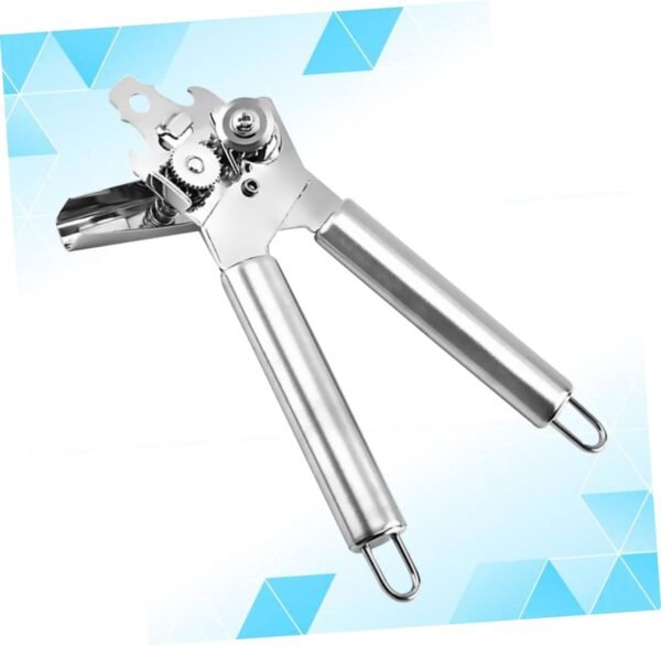 Pratico Apriscatole in Argento Sollevatore Per Coperchi Utensile Da Cucina Multifunzione Apribottiglie Per Birra Per - Image 7