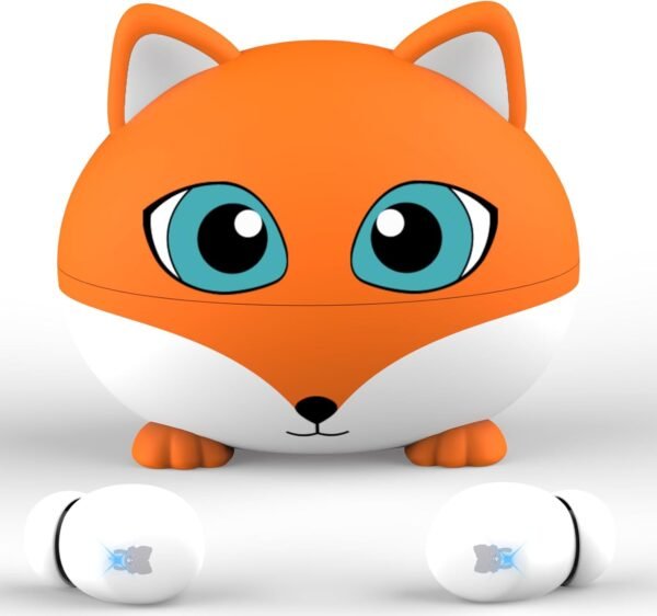 Cuffie per Bambini, Auricolari Wireless Bluetooth Bambini, Limite di volume a 85 dB, Cuffie Bluetooth Bambini con 30 Ore di Riproduzione, Cuffie per Bambini con Microfono, Controlli Touch, Arancione