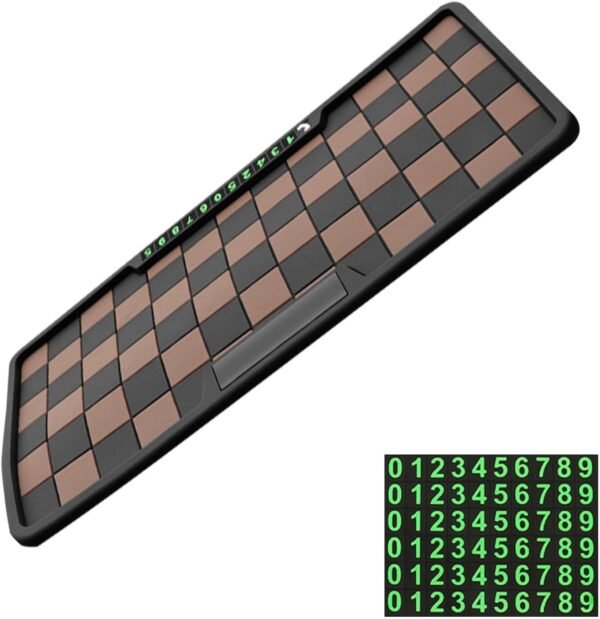Tappetino antiscivolo per cruscotto adesivo, in gel, multiuso, per cellulari, chiavi, gadget, per posizionare e organizzare in modo sicuro i dispositivi - Image 8