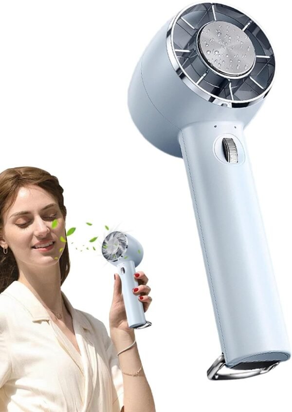 LearnLyrics Ventola portatile, piccola ventola di raffreddamento, ventilatore portatile, ventilatore personale con tecnologia di raffreddamento attivo, 3 velocità del, ventilatore, da - Image 6