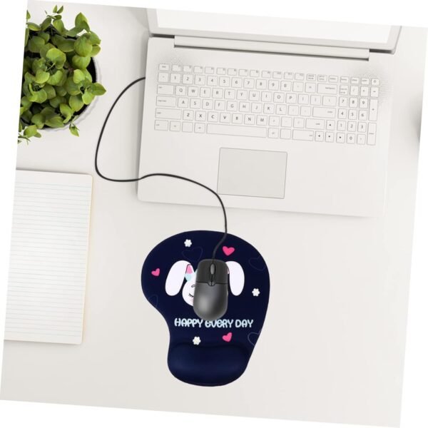 NUOBESTY Tappetino Per Mouse Con Poggiapolsi Design Ergonomico Con Cartoni Animati Comodo Per Ufficio Casa E Studenti - Image 7