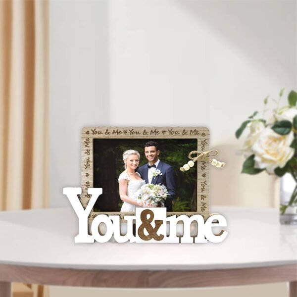 AKTOUR Oggetti Tecnologici per La Camera Decorazione per la casa per abito da sposa per foto in legno Decorazione artigianale Base 70/30 per Sigarette Elettroniche (Khaki, One Size) - Image 2