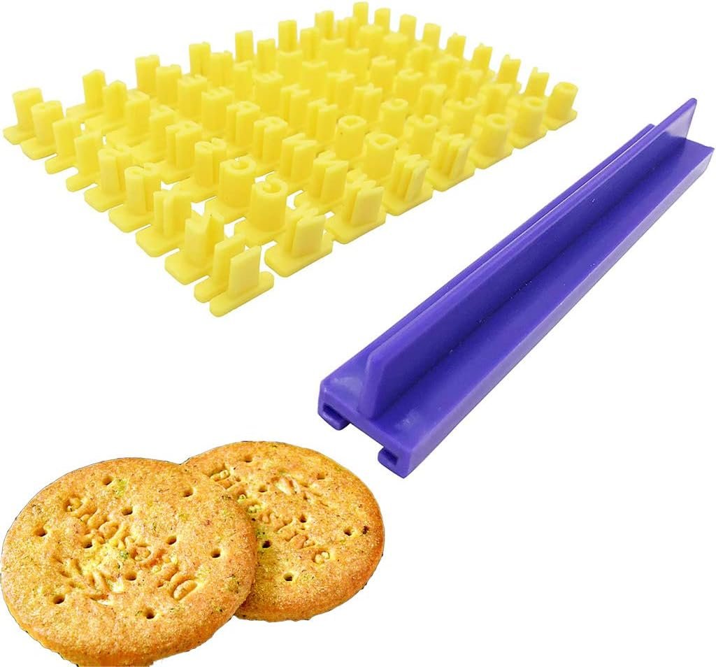Stampi per biscotti in plastica a forma di numero e lettere, per bambini, gadget da forno - Image 3