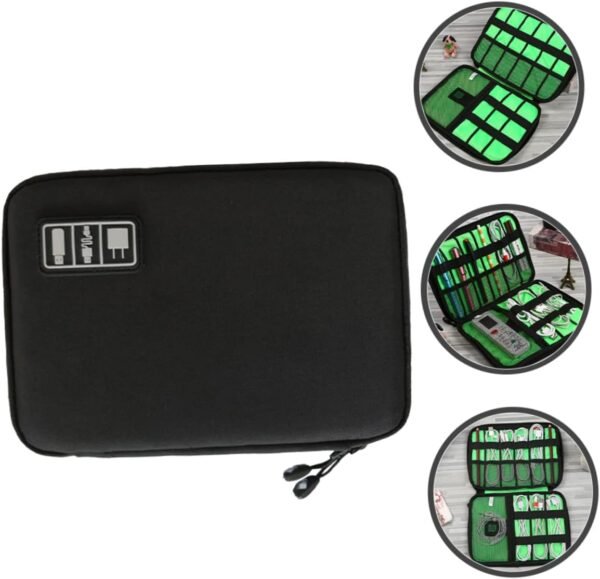 OSALADI Caricabatterie Cavi Borse Per Riporre Gadget Da Viaggio Organizer Per Dispositivi Tecnologici Organizer Per Dispositivi Elettronici - Image 2