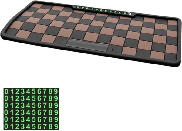 Tappetino antiscivolo per cruscotto adesivo, in gel, multiuso, per cellulari, chiavi, gadget, per posizionare e organizzare in modo sicuro i dispositivi