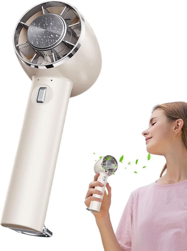 Ventilatore portatile - Ventilatore ricaricabile USB, ventilatore personale portatile | ventilatore portatile con batteria ricaricabile con tecnologia di raffreddamento attivo, ventilatore - Image 7