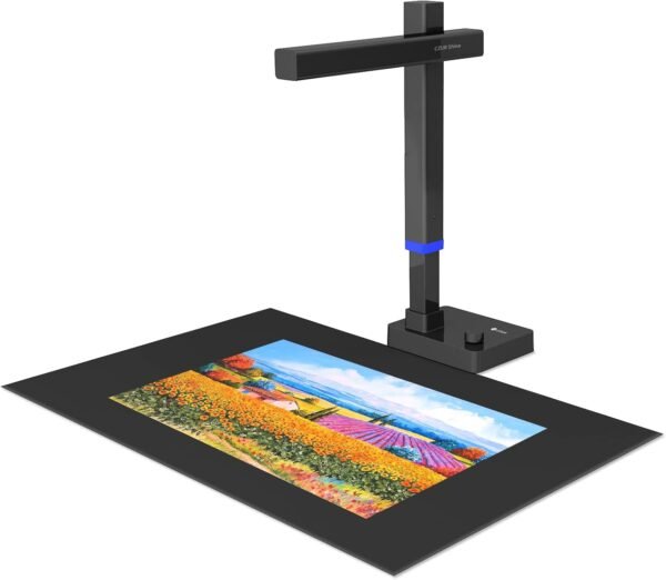 CZUR Shine Ultra Pro Scanner Libri 24MP Alta Risoluzione, 320-440 dpi, Portatile Scanner per Documenti per uffici e Casa, Scansione A3 A4 A5, OCR Multilingue