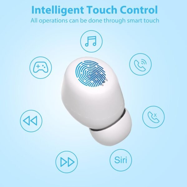 Cuffie per Bambini, Auricolari Wireless Bluetooth Bambini, Limite di volume a 85 dB, Cuffie Bluetooth Bambini con 30 Ore di Riproduzione, Cuffie per Bambini con Microfono, Controlli Touch, Arancione - Image 6
