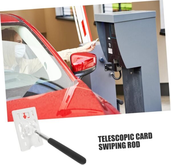 SOLUSTRE Asta Telescopica Per Parcheggio Costruzione E Pedaggio Per Risparmiare Tempo Per Le Auto - Image 3