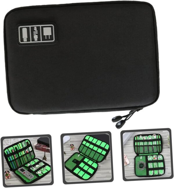 OSALADI Caricabatterie Cavi Borse Per Riporre Gadget Da Viaggio Organizer Per Dispositivi Tecnologici Organizer Per Dispositivi Elettronici - Image 6