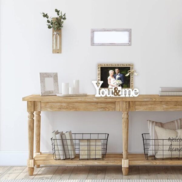 AKTOUR Oggetti Tecnologici per La Camera Decorazione per la casa per abito da sposa per foto in legno Decorazione artigianale Base 70/30 per Sigarette Elettroniche (Khaki, One Size) - Image 5
