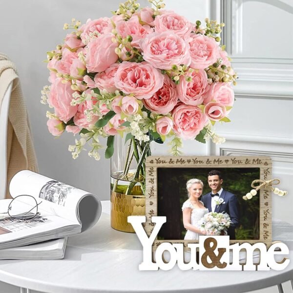 AKTOUR Oggetti Tecnologici per La Camera Decorazione per la casa per abito da sposa per foto in legno Decorazione artigianale Base 70/30 per Sigarette Elettroniche (Khaki, One Size) - Image 7