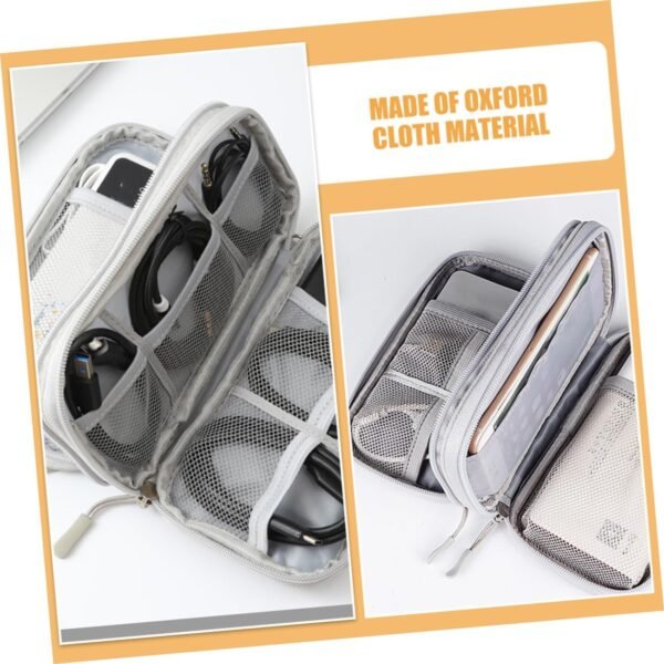 Borsa Da Viaggio Essenziale Per La Tecnologia Organizer Per Auricolari Custodia Per Elettronica in Tessuto Oxford Organizer Per Cavi E Gadget Custodia Per Accessori Da Esterno - Image 6