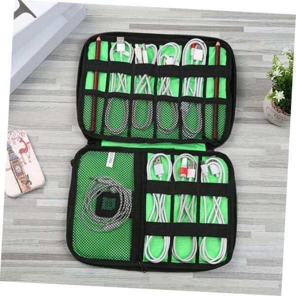 OSALADI Caricabatterie Cavi Borse Per Riporre Gadget Da Viaggio Organizer Per Dispositivi Tecnologici Organizer Per Dispositivi Elettronici - Image 8