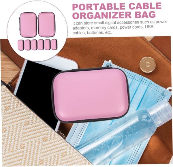 Uonlytech 8 Accessori Da Viaggio Organizer Tecnologico Per Cavi Digitali Borsa Compatta Per Cavi E Gadget - Image 8