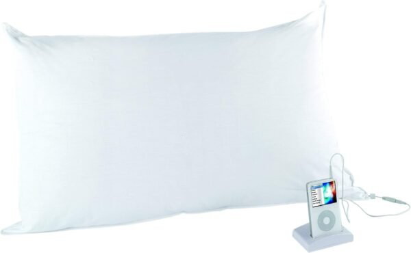 Kanguru Goodnight Il Cuscino Musicale con Altoparlante Integrato Nell'Imbottitura, Poliestere-Cotone, Bianco, 1 Unità (Confezione da 1)