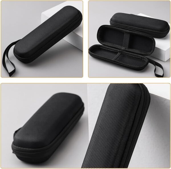 HOMSFOU 2 Pz custodia portatile marsupio bloccabile borsa tecnologica kit borsa frigo cavo custodia tablet case tablet piccola custodia per cavi piccolo organizer per auricolari eva Black - Image 7