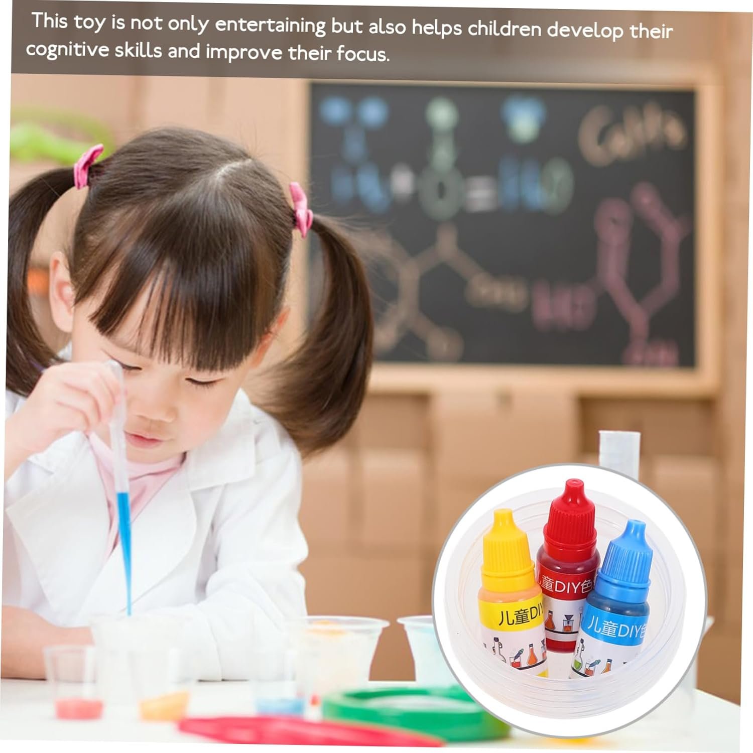 Vaguelly Kit Di Giocattoli Sensoriali Per Bambini - Set Di Giocattoli Per Mescolare Progetti Scientifici Set Di Gioco Per Il Trasferimento Del Per L'istruzione Scolastica E Domestica - Image 9