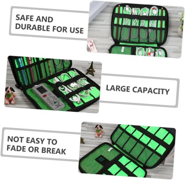 OSALADI Caricabatterie Cavi Borse Per Riporre Gadget Da Viaggio Organizer Per Dispositivi Tecnologici Organizer Per Dispositivi Elettronici - Image 4