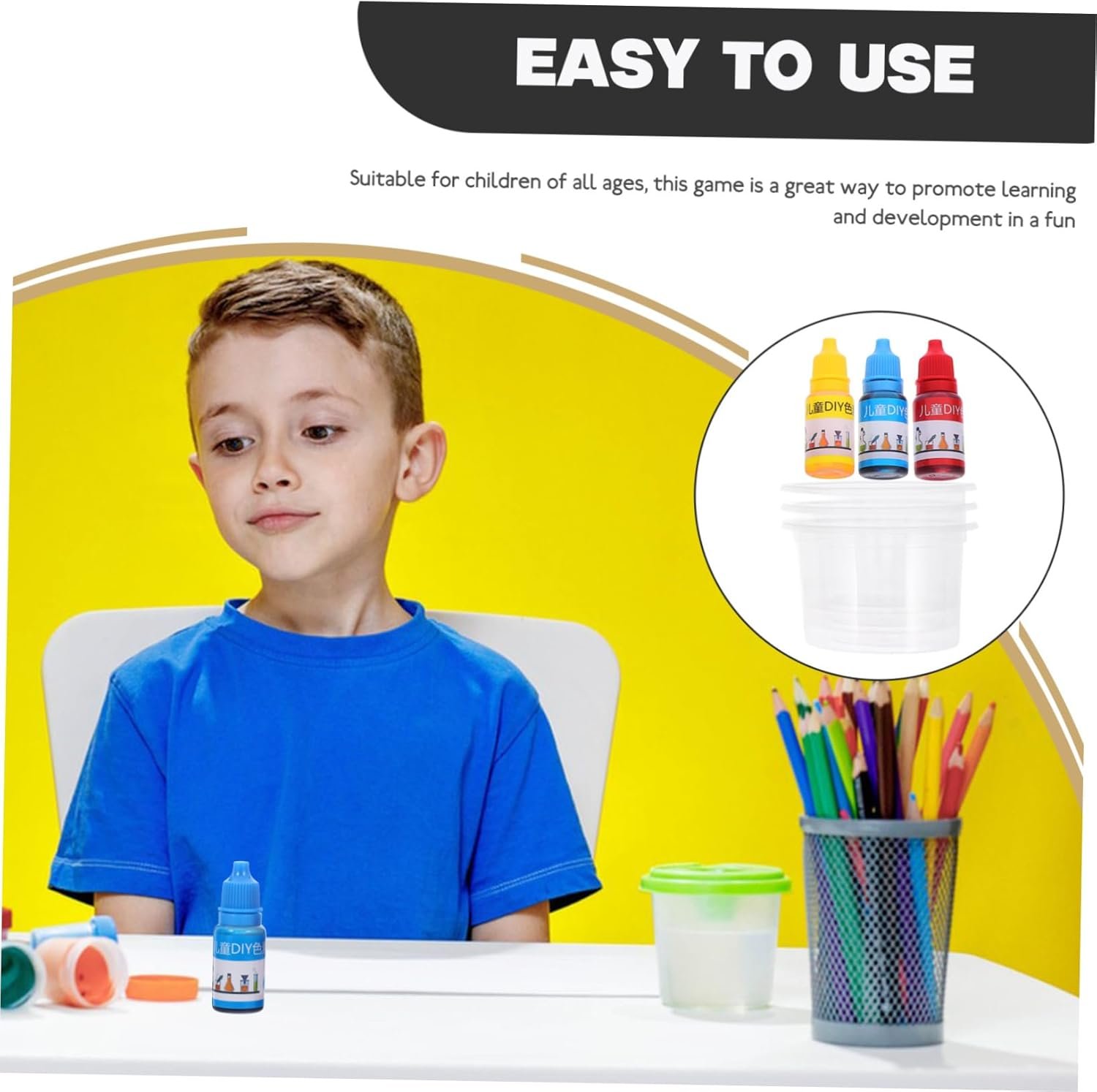 Vaguelly Kit Di Giocattoli Sensoriali Per Bambini - Set Di Giocattoli Per Mescolare Progetti Scientifici Set Di Gioco Per Il Trasferimento Del Per L'istruzione Scolastica E Domestica - Image 6