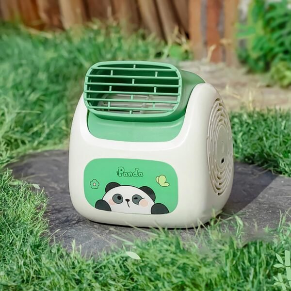 Dranng ventilatore da tavolo ricaricabile, condizionatore d'aria - condizionatore d'aria per camera da letto Panda Design - Tecnologia turbocompressore Aria condizionata personale, - Image 7