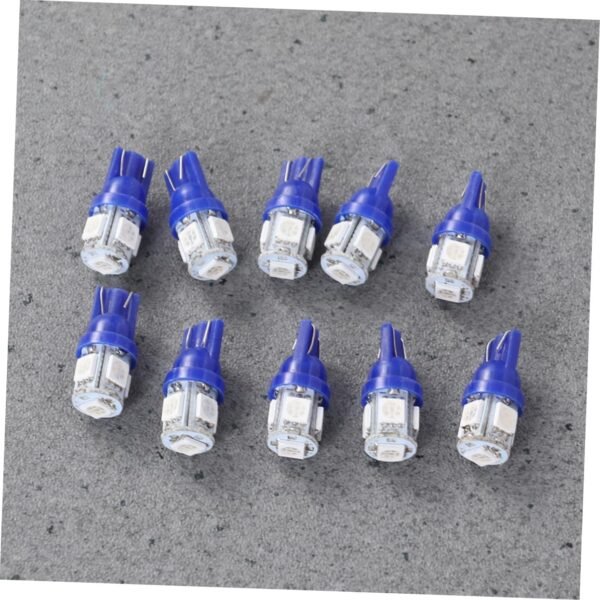 ULTECHNOVO Kit Di Illuminazione Per Auto A Led Da 2 Set: Lampadine T10 Con Tecnologia Di Errore 5050 5smd Facile Da Installare Per Luci Di Retromarcia Laterali Per Targa Baule 10 Pezzi*2 - Image 2