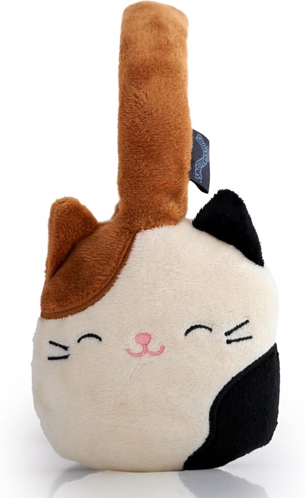 WONDEE - SQUISMALLOWS Cuffie in morbido e morbido peluche per ragazze e ragazzi - Regali originali per ragazze/ragazzi 7, 8, 9, 10, 11, 12, 13, 14, 15 anni, Cuffie per bambini senza fili Bluetooth - Image 4