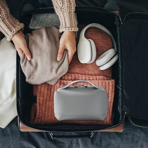Organizzatori di cavi da viaggio, Organizzatori di gadget USB digitali, Borse portatili per cavi da viaggio, Scatola portaoggetti per caricabatterie, Organizzatore tecnologico antiurto per viaggi, Uom - Image 4
