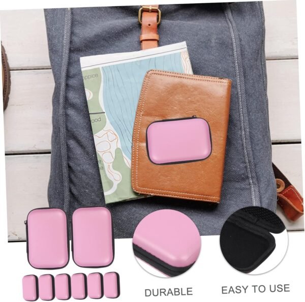 Uonlytech 8 Accessori Da Viaggio Organizer Tecnologico Per Cavi Digitali Borsa Compatta Per Cavi E Gadget - Image 3