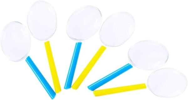 Healeved Lenti Dingrandimento Portatili Per Bambini - 15 Lenti Dingrandimento 3x Perfette Per Francobolli Mappe Esplorazione Scientifica E Tecnologica