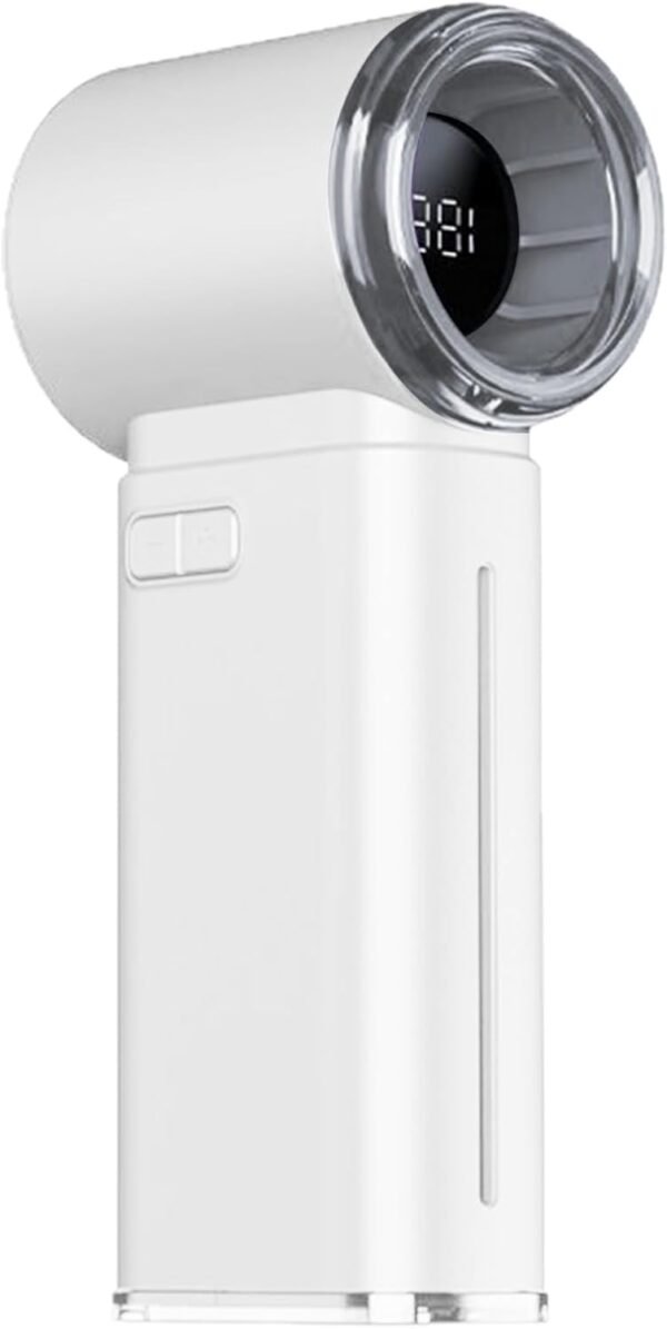 Ventio per ventole turbo portatile ricaricabile e portatile portatile | Turbo portatile regolabile Turbo ventilatore personale ricaricabile,Strumento di raffreddamento personale con display digitale p