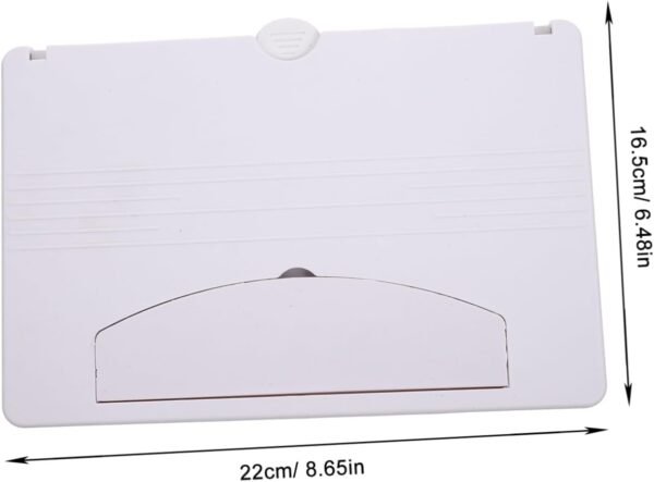 Angoily Lente D'ingrandimento Dello Schermo Camera Strisce Luminose a Led Sfogo Mouse Da Gioco Aereo Maglia Della Porta Dello Schermo Tavoletta Palmare Gadget Tecnologici Freddo Abs Bianca - Image 5