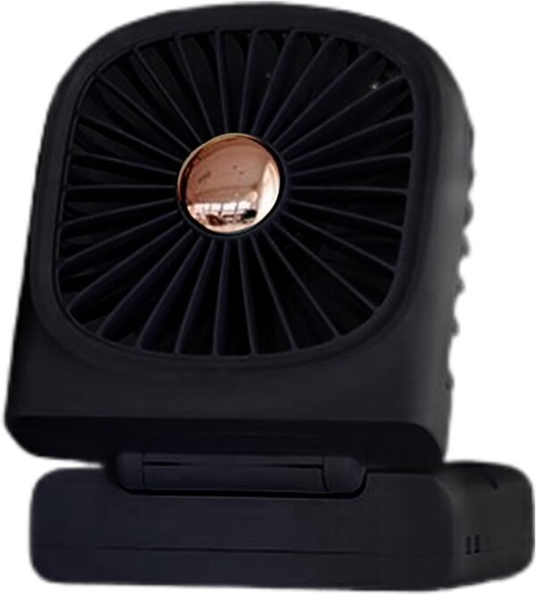 Arroopu Ventilatore personale portatile – ventilatore pieghevole con display digitale | gadget rinfrescante, ventilatore di raffreddamento per camera da letto, casa, scrivania, campeggio - Image 7
