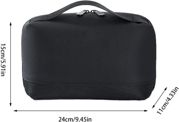 Organizzatori di cavi da viaggio, Organizzatori di gadget USB digitali, Borse portatili per cavi da viaggio, Scatola portaoggetti per caricabatterie, Organizzatore tecnologico antiurto per viaggi, Uom - Image 2