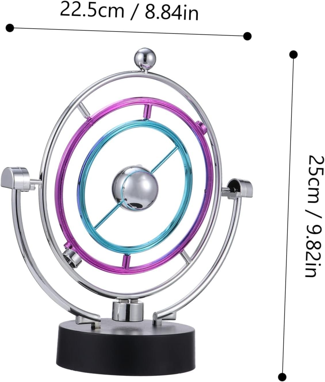SUPVOX 1 PC Di Perpetuo Gadget Tecnologici Per Uomini Giocattoli Di Sabbia Giocattoli Da Scrivania Solare Decorazione Globo A Levitazione Magnetica Piccolo - Image 2
