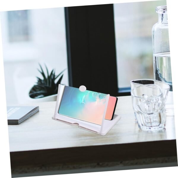 Angoily Lente D'ingrandimento Dello Schermo Camera Strisce Luminose a Led Sfogo Mouse Da Gioco Aereo Maglia Della Porta Dello Schermo Tavoletta Palmare Gadget Tecnologici Freddo Abs Bianca - Image 9