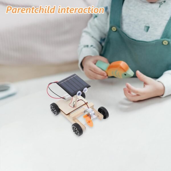Veemoon Di Auto Fai Da Te Assemblato Auto Solare Set Da Gioco Per Esperimenti Scientifici Set Di Esperimenti Educativi Per E Gadget Kit In Legno Per Lavoretti Per Bambini Set Di - Image 2