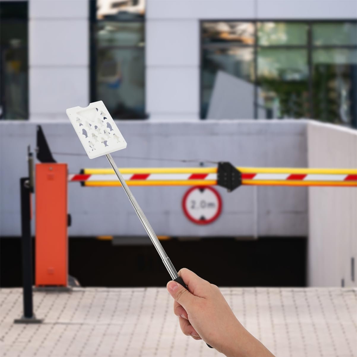 CHICAMPERA Portacarte Telescopico Per Pagamenti Auto Parcheggi e Garage Design Elegante e Robusto Strumento Per Pedaggio Senza Contatto Per Centri Commerciali e Parcheggi Pubblici - Image 4