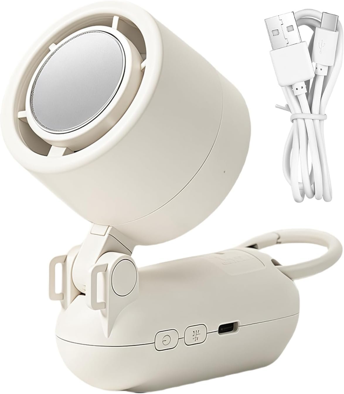 Ventilatore Portatile A Mano,Ventilatore Elettrico Compatto con Raffreddamento - Display LED con 3 Velocità Silenziose e Accessori Tecnologici a Batteria per Bambini, Donne e Uomini - Image 9