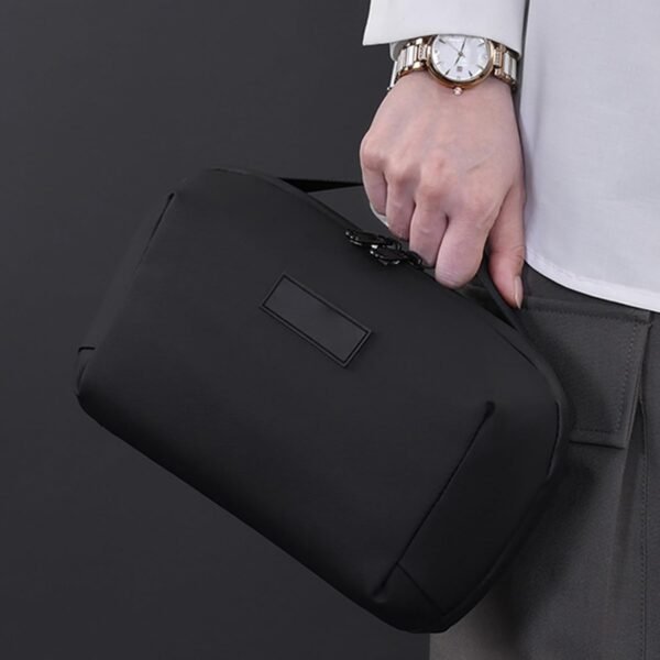 Borsa di stoccaggio dei cavi dati, custodia organizzatore, borsa di tecnologia viaggio, portatile da trasportare, resistere all'uso giornaliero, 22.5x13x8 cm, per accessori e cavi elettroni - Image 3