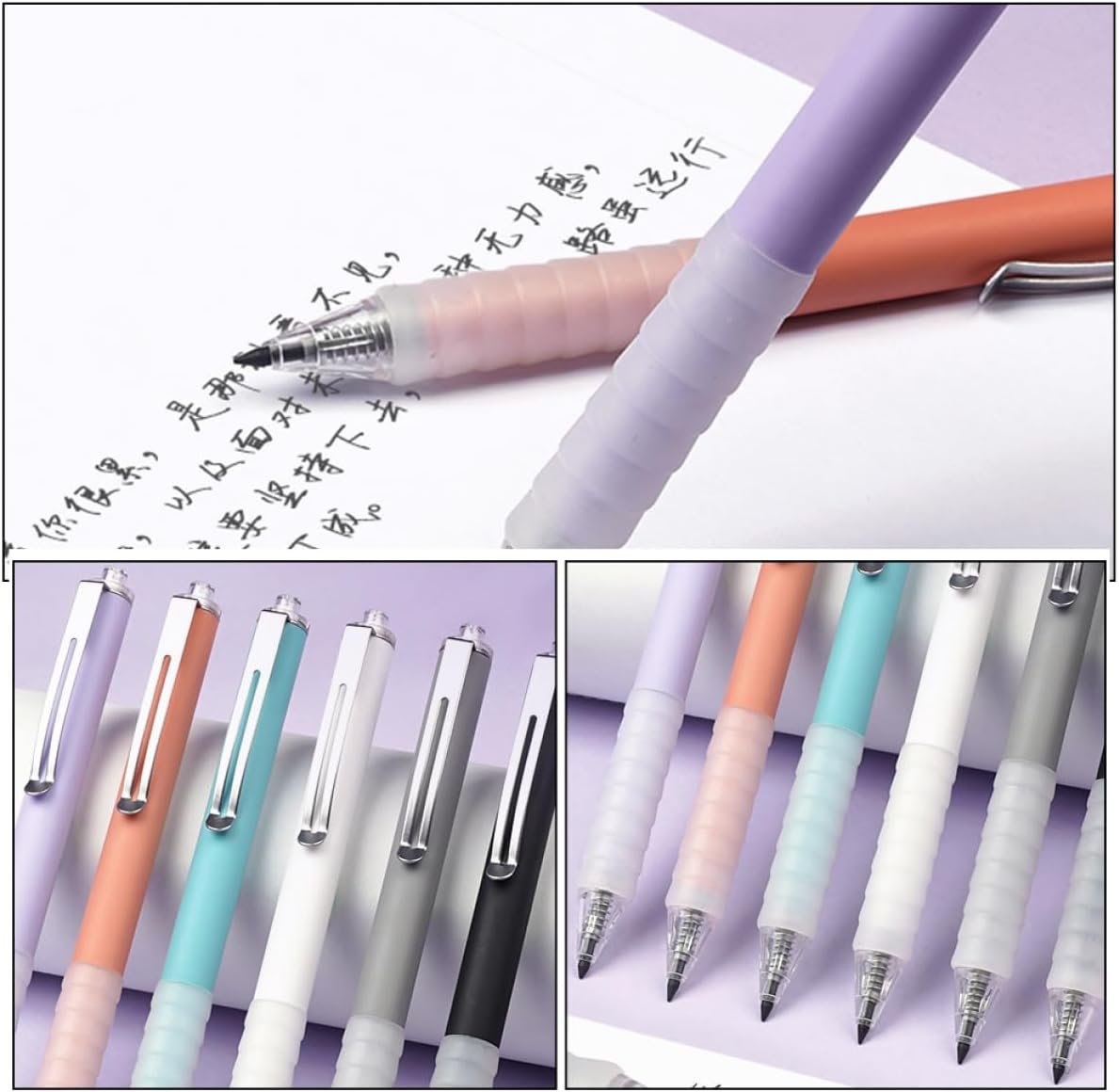 LALAFINA 12pezzi Matite Meccaniche Coloratper Ragazzo Ragazza Matite Portatili Ergonomichper Scrittura e Disegno Per Scuola Facili Da Usare Per Attività Creative - Image 3
