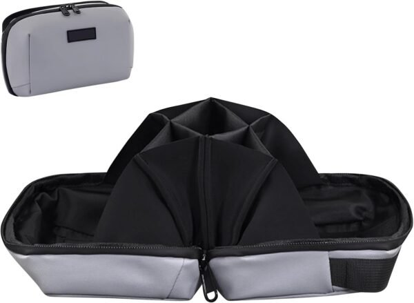 Borsa Organizzatrice Cavi Da Viaggio,Porta Caricabatterie Compatto | Borsa Imbottita con Scomparti Zip per Caricatori Hard Drive Telefono Gadget Antishock